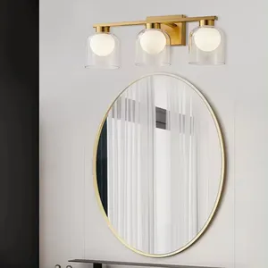 Buona qualità 8w 14w 18w casa lampada da parete laterale per interni illuminazione decorativa moderna in vetro opale paralume per bagno luce di vanità