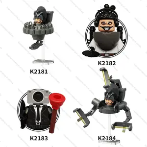 KDL825 blok bangunan edukasi plastik Mini karakter permainan Anime kamera Gantung manusia UFO Toilet Man untuk hadiah mainan anak-anak