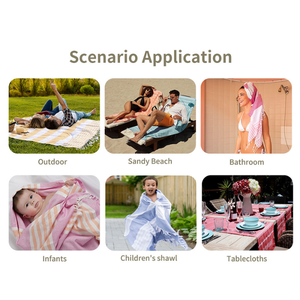 Tốt Nhất Bán 100*180Cm Sang Trọng Thổ Nhĩ Kỳ Nhanh Chóng Khô Bông Bãi Biển Khăn Lớn Sang Trọng Biểu Tượng Tùy Chỉnh Sọc Jacquard Mô Hình Mềm Tắm - Product Image 6