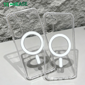 Funda Magnética Acrílica Premium TechEase con Aislamiento Térmico Estilo Ins para S26 Ultra, Carcasa Antiamarilleo para Teléfono Móvil al por Mayor - Product Image 3