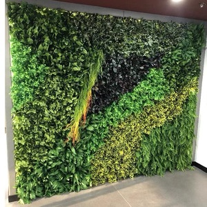 Tự làm dọc giả mạo tường trồng Nhân Tạo Màu Xanh Lá Cây tường với vật liệu nhựa cho phát triển cỏ loại cây - Product Image 5