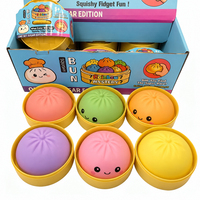 Meilleures ventes : Squishies Taba anti-stress, grands, arc-en-ciel, scintillants, souriants, en forme de boulette et de bao bun, boîte mystère