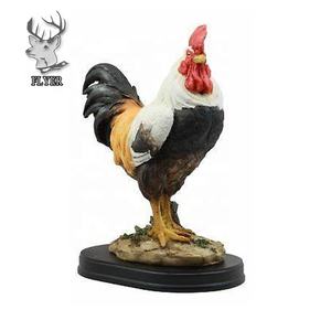 鶏鶏のオンドリ置物像等身大樹脂彫刻工場メーカーサプライヤー低価格 - Product Image 6