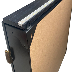 Bán Chạy Nhất Bộ Tủ Gỗ Nghệ Thuật Bristle Lightd, Bảng Phi Tiêu Với Nhện Dây Kim Loại - Product Image 2