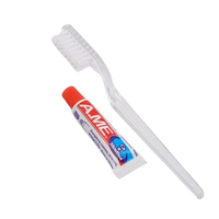Dentifrice jetable pour hôtel, avion, usage domestique