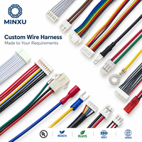 Faisceau de câbles connecteurs 20-28AWG 2-12 broches, mâle/femelle, sur mesure OEM avec bornes