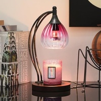 Lampe chauffe-cire Muguet à intensité variable et température réglable, lampe chauffe-bougie, lampe d'ambiance de table