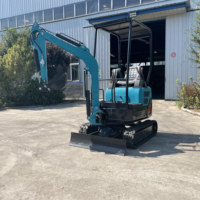Pas cher Chine Construction Utiliser 1.5 tonnes Mini Bagger Machines de terrassement Excavatrice 1.5 t élite mini pelle avec accessoires