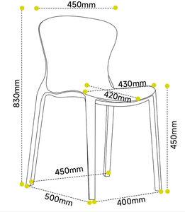OEM Restaurant <b>Chairs</b> | Private Label Plastic <b>Chairs</b> for Restaurants - Product Image 3