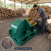 Broyeur de bois pour champignons Tree Care Company MX-1000, moteur en cuivre pur, capacité 4-6T/H, faible bruit