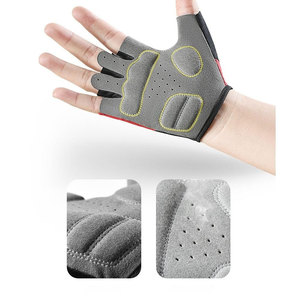 Gants de cyclisme demi-doigts sur mesure de haute qualité et résistants en polyester/spandex – Confortables et parfaits pour la vente en gros - Product Image 6
