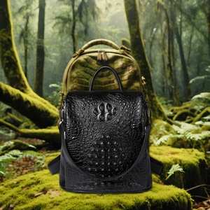 Mochila De cuero de vaca auténtica para hombre, morral de viaje suave, calidad garantizada - Product Image 5