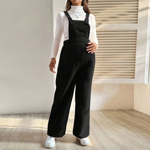Vêtements de maternité Automne et hiver Mode Pantalons pour femmes enceintes avec taille élastique Pantalons amples en velours côtelé Combinaisons de <span class=keywords><strong>grossesse</strong></span> - Product Image 4