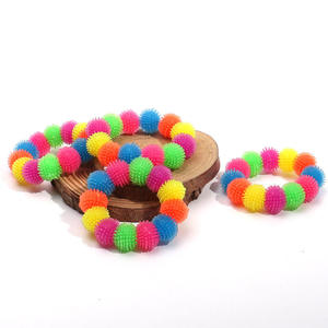 Jincan Popular Pulsera Elástica de TPR Suave con Cuerda, Juguete Colorido de Descompresión para Niños/Niñas, Novedad para Aliviar el Estrés por Compresión - Product Image 5