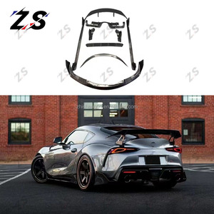 ZS A91 A90กันชนหน้าสำหรับกันชนหลัง, Mk5ข้างกระโปรงสปอยเลอร์ชุดบอดี้ไฟเบอร์ทำจากคาร์บอนไฟเบอร์ - Product Image 1