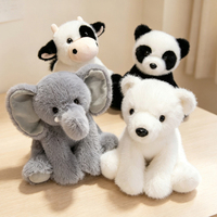 En stock : Peluches Ours polaire, Koala gris, Éléphant, Panda, Grenouille, Singe, Panthère noire – Cadeaux en peluche douce et moelleuse