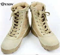 ESDY Force Combat Chaussures Chaussures de chasse d'extérieur Hommes Training Bottes tactiques