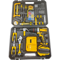 Ensemble perceuse-visseuse sans fil mini électrique 21V Li-ion 1.5Ah, vitesse variable, qualité industrielle, personnalisable OEM, mandrin 3/8