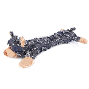 Bestseller Kinghon KH-31346 Haustier Dreifarbiges Bettelbär-Spielzeug mit Geräuschen Plüsch-Kauspielzeug Interaktives Zahnreinigungs-Quietschspielzeug für Hunde - Product Image 3