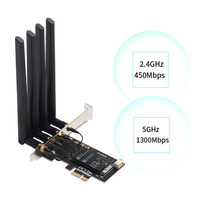 BCM94360CD 802.11ac BT 4.0 Mini Tarjeta de Red PCI-E 1750Mbps Adaptador Inalámbrico 2.4G/5G para iMAC MacOS Tarjeta Wifi Interna