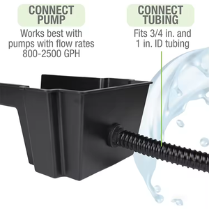 สระน้ำสำหรับตกแต่งสวนตู้ปลาน้ำตกขนาด8นิ้ว - Product Image 3