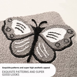 <span class=keywords><strong>Tapis</strong></span> d'entrée moderne et minimaliste en polyester floqué, <span class=keywords><strong>tapis</strong></span> <span class=keywords><strong>de</strong></span> salon, <span class=keywords><strong>tapis</strong></span> <span class=keywords><strong>de</strong></span> chevet <span class=keywords><strong>de</strong></span> chambre à coucher, <span class=keywords><strong>tapis</strong></span> d'étude pour enfants - Product Image 2