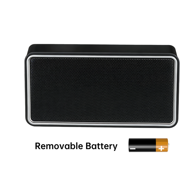 Detachable Battery Powered Portable Promotional Gift Rectangular square Speaker in Small Size sound box Speaker Bluetooth