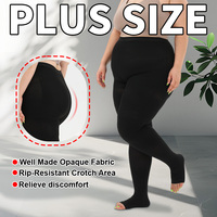 Collants de compression médicale anti-embolie confortables et fins 15-20 mmHg unisexe