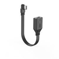 Câble de données en silicone flexible pour tablettes, téléphones portables, clés USB, câbles de charge et de données OTG, connectivité automobile, Type C vers USB 2.0