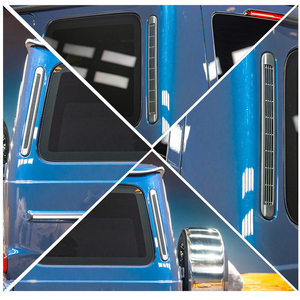 Accesorios para automóviles para 19-24 <span class=keywords><strong>BENZ</strong></span> G CLASS W464 465 ACTUALIZACIÓN 25 MODELO KIT DE VENTILACIÓN DE LA <span class=keywords><strong>D</strong></span>-PILLAR Dumb Black PP Nuevo producto - Product Image 6