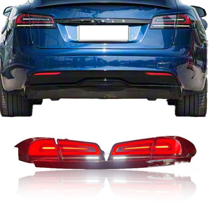 Trending 2024 LED Tail Light for Tesla Model S 2014 2022 Sequential Animation Rear Brake Lamp Modification Upgrade <strong>Conversion</strong> - Product Image 1