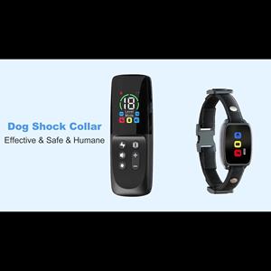 Collar de entrenamiento eléctrico para perros y mascotas con tapón de ladridos inteligente ajustable a prueba de agua remoto de alta calidad para varios perros - Product Image 2
