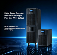 UPS de Doble Conversión en Línea Monofásico de 6KVA 10KVA PF1 de Onda Sinusoidal Pura con Batería de Plomo-Ácido para Servidores de Centros de Datos e IT