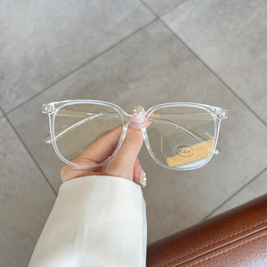 กรอบแว่นตาผู้หญิง Qianai รุ่น TR90 M3-30220 ป้องกันแสงสีฟ้า ตกแต่งหมุดสไตล์เกาหลี กรอบใหญ่ แว่นสายตา - Product Image 2