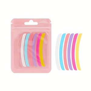6 uds varillas de silicona multicolores protectores de elevación de pestañas herramientas de elevación de pestañas DIY y almohadillas de rizador de rodillo para <span class=keywords><strong>rizos</strong></span> permanentes <span class=keywords><strong>perfectos</strong></span> - Product Image 4