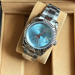 Nouvelles montres mécaniques en acier inoxydable pour hommes 2025, améliorées, avec mouvement NH35, pour les hommes qui s'en fichent, je suis déjà en retard - Product Image 4