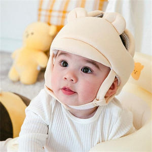 Adorable <span class=keywords><strong>casque</strong></span> anti-chute et anti-collision <span class=keywords><strong>pour</strong></span> bébé, en coton doux, forme animale, respirant, protection de la tête en maille <span class=keywords><strong>pour</strong></span> ramper et marcher - Product Image 3