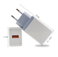 Chargeur rapide multi-ports QC3.0, prise EU/US, 1, 2 et 3 ports USB, adaptateur mural de charge rapide pour ordinateur portable, téléphone, tablette