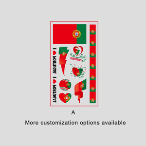 Pegatina Corporal <span class=keywords><strong>para</strong></span> Fiestas, Tatuaje de Bandera de Larga Duración (3 Días) <span class=keywords><strong>para</strong></span> Torneos Multijugador - Product Image 1