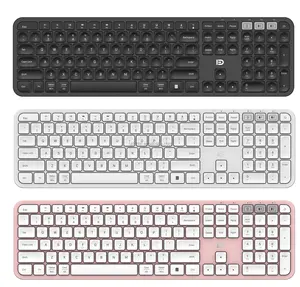 Full Size Wireless 2.4G+BT3.0+BT5.0 Keyboard and Mouse combo for Office
