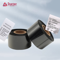 Ruban en résine lavable STARTEC de haute qualité, résistant aux rayures, TTR pour étiquettes en satin et en nylon, compatible Konica Minolta