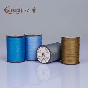 Cordón de cera plano de 0,8mm y 100m, <span class=keywords><strong>hilo</strong></span> encerado para coser cuero para manualidades de cuero, <span class=keywords><strong>hilo</strong></span> de zapatos encerado DIY - Product Image 4