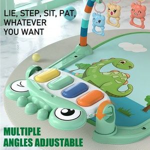 Couverture de jeu pour bébé Tapis de gym pour nouveau-né Pédale Piano Fitness Rack Playmat Musique légère Ramper Activité Tapis Jouet Cadeau pour bébé - Product Image 3