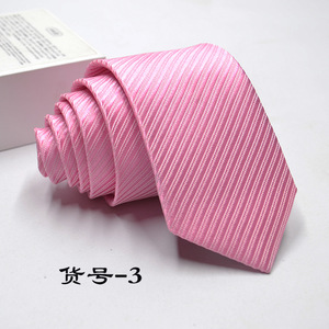 Cravates pour hommes en gros, design tendance, personnalisées, 6 cm, pour le bureau, à motifs floraux, à pois et à rayures - Product Image 6
