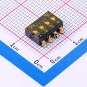 DSIC04TSGER DIP Switch Switch ( Number of Switch Sections: 4 )( Lead Spacing: 2.54mm ) - Product Image 1