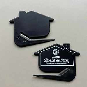 ที่เปิดจดหมายรูปบ้านพลาสติกใสคุณภาพสูงพิมพ์โลโก้ตามสั่ง - Product Image 2