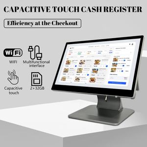Caja registradora POS con pantalla táctil de aluminio de 15.6 pulgadas, sistema POS delgado para pagos - Product Image 3