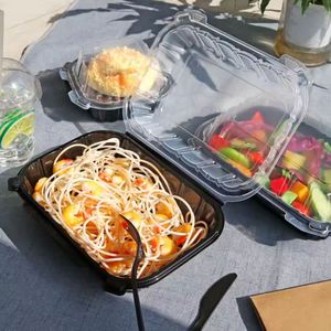 Boîte à lunch jetable pour micro-ondes, emballage pour restaurant, pour plats à emporter, couleur personnalisée, style américain - Product Image 4