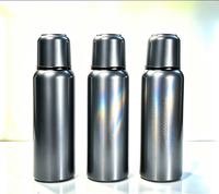 Poudre de pigment aluminium métallique holographique prismatique brillante gris canon de fusil pour revêtement