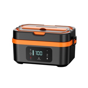Boîte à lunch chauffante électrique 30000 mAh 1,35 L avec affichage LED numérique, fonction batterie externe, portable pour la maison et la voiture - Product Image 3